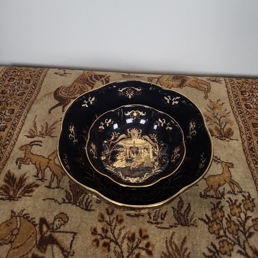 Set of 2 Vintage Satsuma Bowls